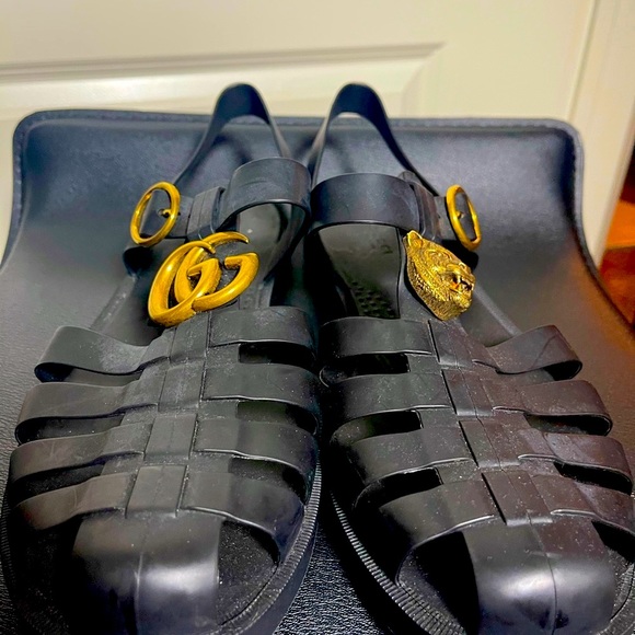 New Gucci men’s rubber Sandal without tag